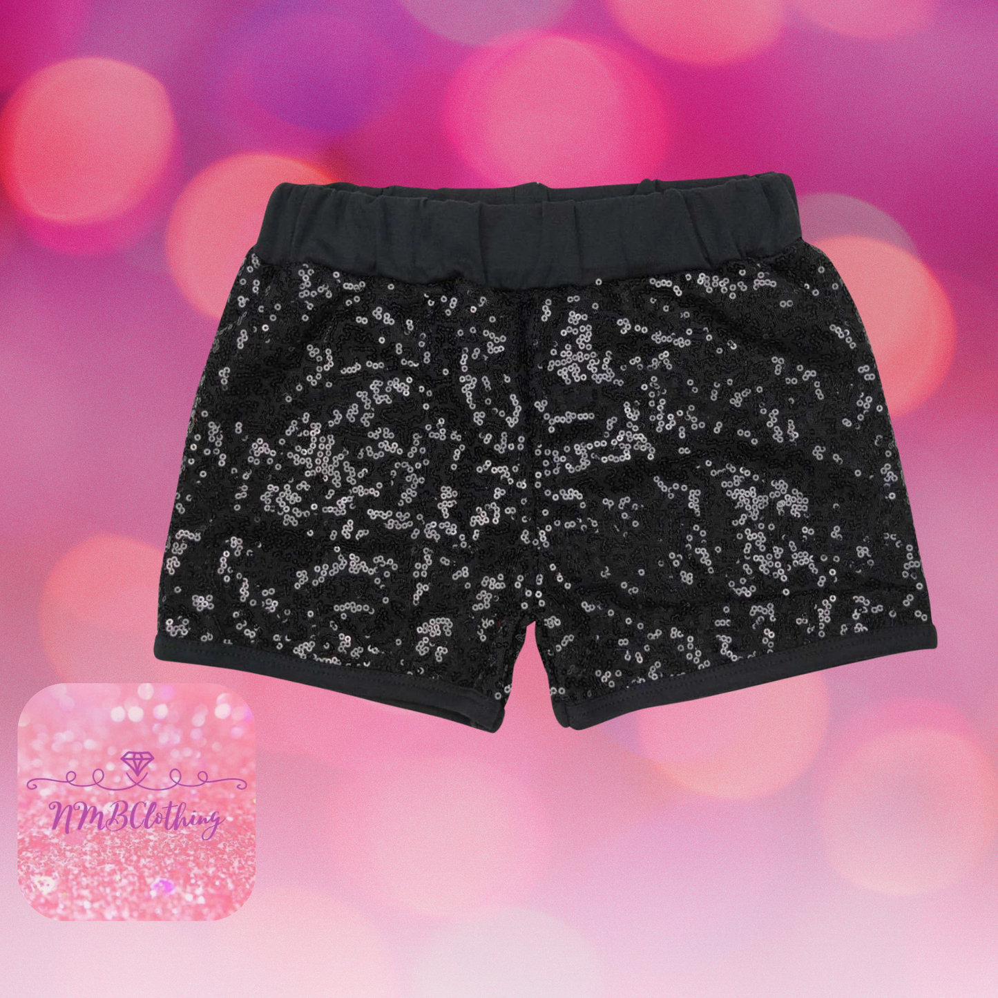 ✨SPARKLE✨ Black Sequin NY Fashion Shorts