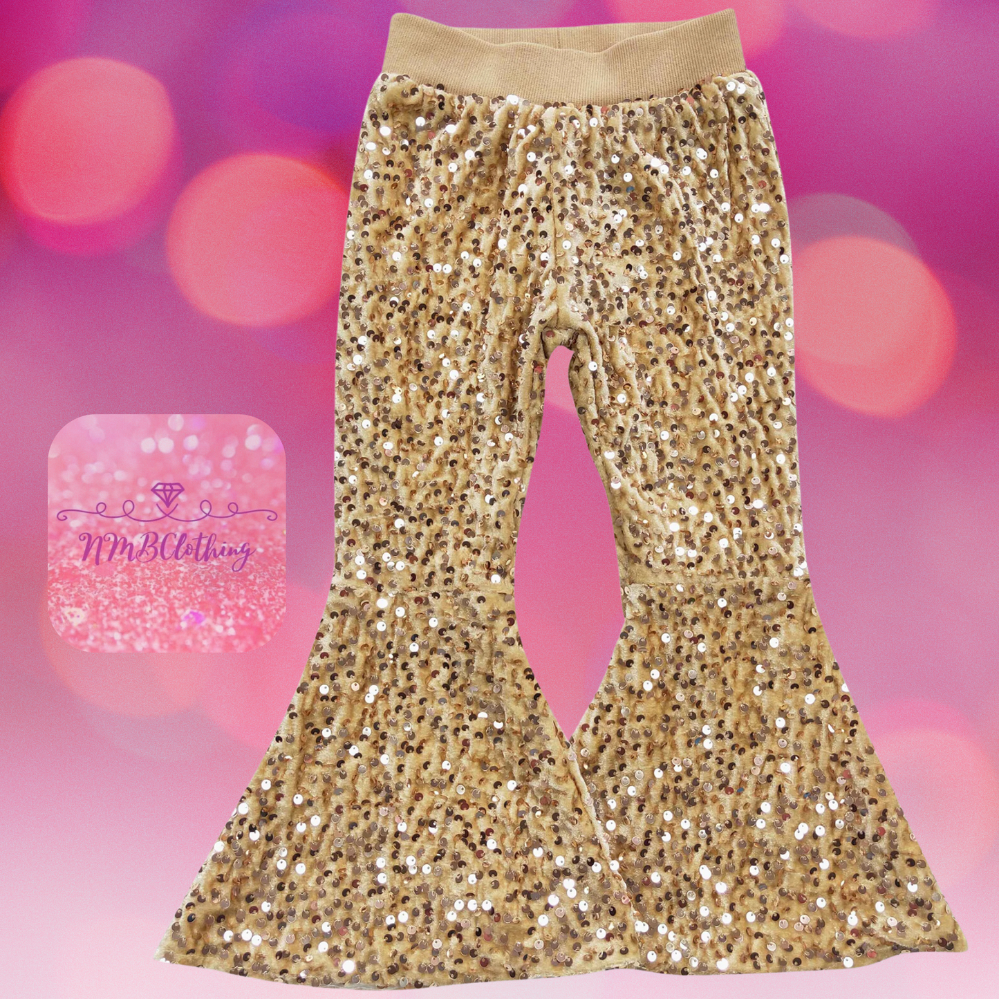 ✨SPARKLE✨ Gold NY Fashion Sequin Bells