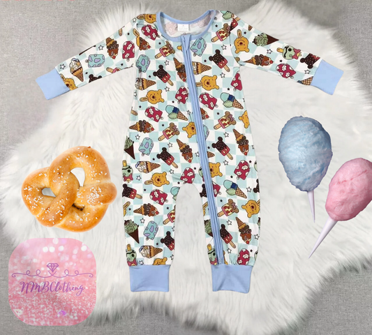 Magical Icecream Bamboo Romper