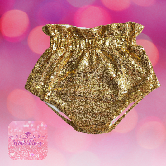 ✨SPARKLE✨ NY Fashion Gold Sequin Bummies